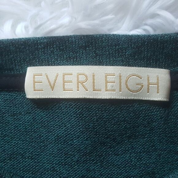Everleigh Top Dark Green and Black Long Sleeve Size XS - Picture 6 of 9